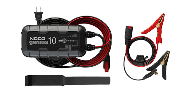 nocco❁ NOCO Genius 10-Amp Battery Charger, Maintainer, Tender & Battery