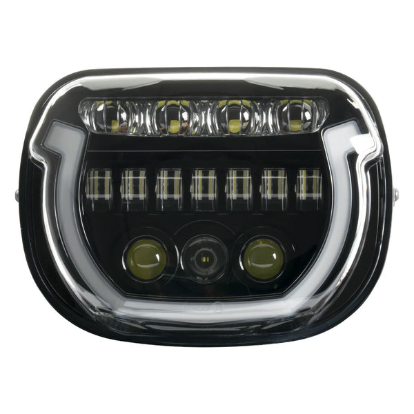 Hogworkz Black HALOMAKER™ LED Headlight for Harley® Street Glide