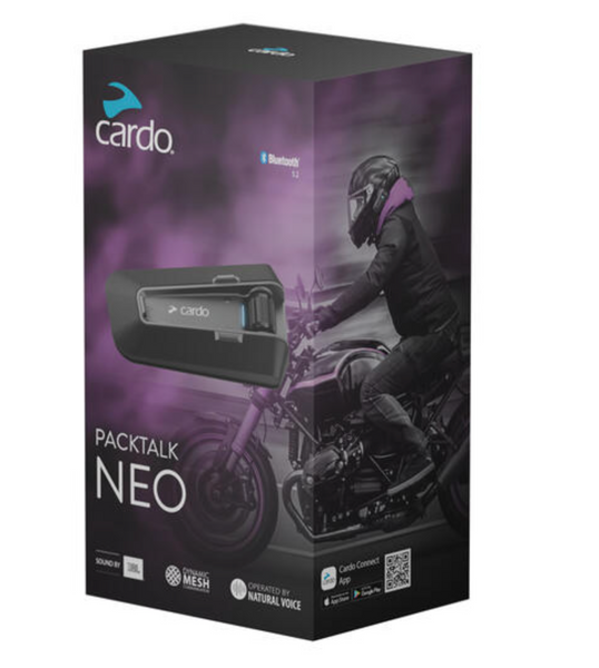 新品未使用　Cardo PACKTALK NEO　※一個入りです Cardo PackTalk Neo Single Headset – Law Abiding Biker