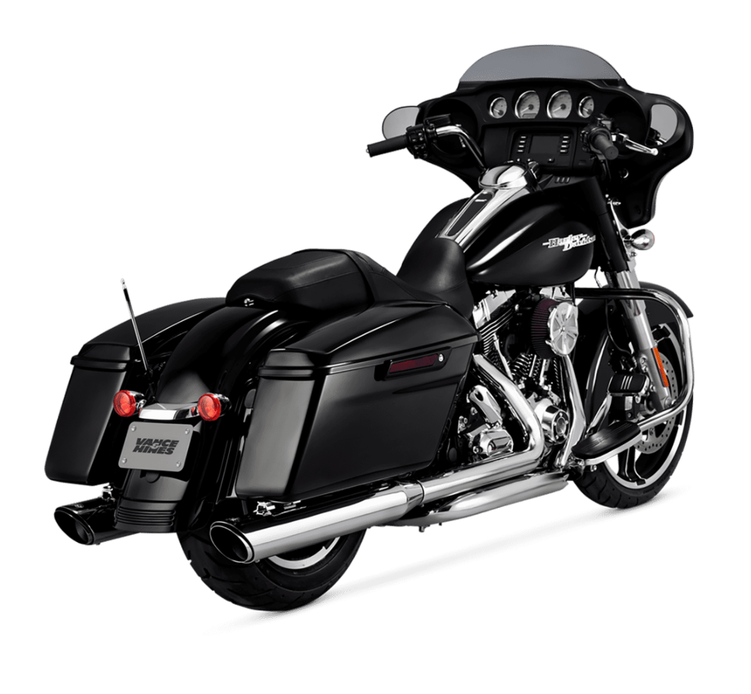 Vance and Hines Twin Slash Roun Slip Ons for Harley-Davidson (2017