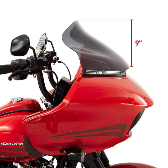Klock Werks Replacement Windshield Flare For Harley 2015-2023 FLTR-Road Glide (Shark Nose Fairing)