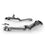 Ciro Highway Adjustable Foot Peg Mounts-Black & Chrome