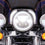 Ciro Fang LED Headlight Bezel for Harley Batwing Fairing - '14-'23 - Models-Chrome and Black