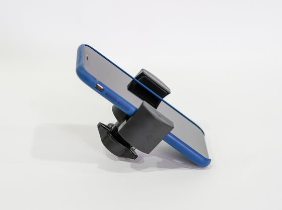 Biker Gripper Cell Phone Handlebar Universal Bar Mount in Black or Chrome-Harley or Metric