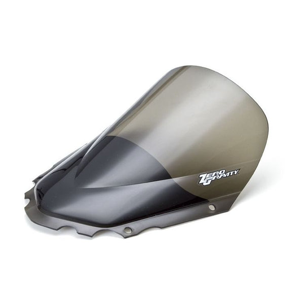 Zero Gravity Double Bubble Windscreen Dark Smoke for Kawasaki KLR