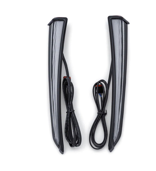 Ciro Fang Lower Fairing Lights Black and Chrome – Law Abiding Biker