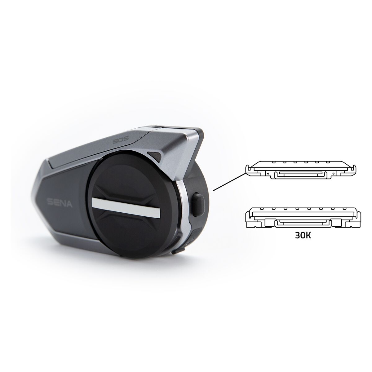 Sena 50S Mesh 2 Intercom™ Communication System-Single & Dual Pack