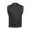 Axel Men's Denim Motorcycle Vest-Black