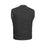 Axel Men's Denim Motorcycle Vest-Black