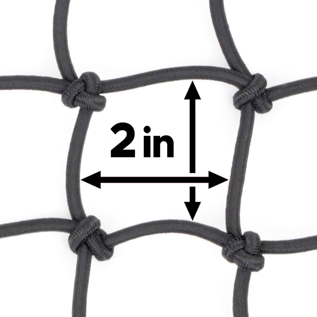 PowerTye cargo net 2 inch mesh close-up