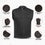 Axel Men's Denim Motorcycle Vest-Black
