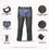 Unisex Economy Double Deep Pocket Chaps (DS404)
