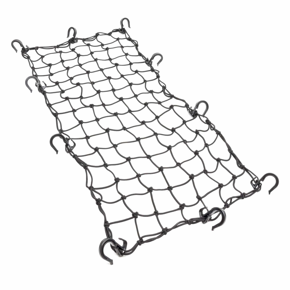 PowerTye 15 x 30 inch black cargo net with 10 hooks