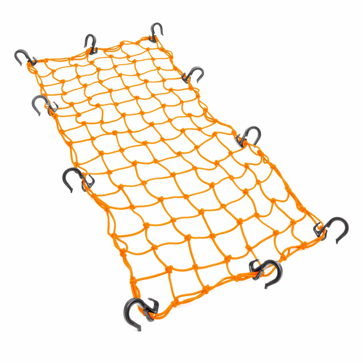 PowerTye 15 x 30 inch orange cargo net with 10 hooks