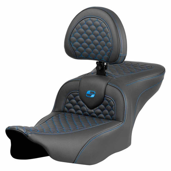 Saddlemen Roadsofa Dragon Scale Stitch-DS (2023 CVO Street Glide & Road Glide & 24 To Present Street Glide & Road Glide (Heated & Non Heated Options)