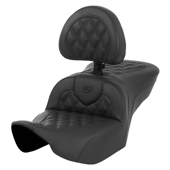 Saddlemen Roadsofa Lattice Stitch-LS (2023 CVO Street Glide & Road Glide & 24 To Present Street Glide & Road Glide (Heated & Non Heated Options)