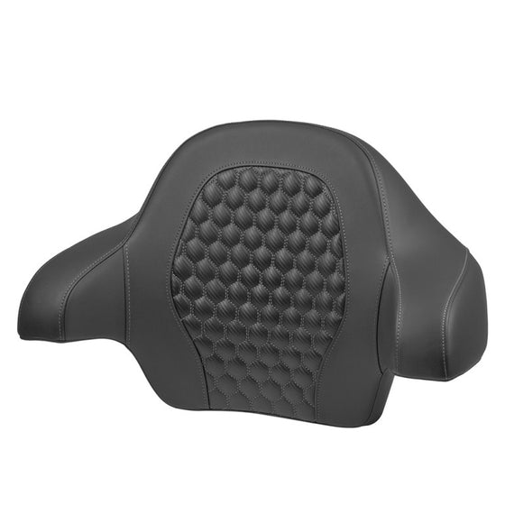 Saddlemen King Tour Pack Backrest (2014 to Present Harley King Tour Pack)-Choose Your color & Stitch Pattern