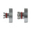 Figurati Performance Aluminum Front Axle Nut Covers For Harley TOURING (24 to Present)