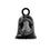 Figurati Guardian Bell with Hardware - Patron Saint of Motorcyclist-Black