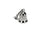 Figurati Guardian Bell with Hardware - Patron Saint of Motorcyclist-Stainless-Steel