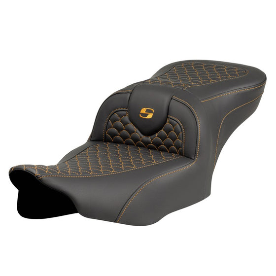 Saddlemen Roadsofa Dragon Scale Stitch-DS (2023 CVO Street Glide & Road Glide & 24 To Present Street Glide & Road Glide (Heated & Non Heated Options)