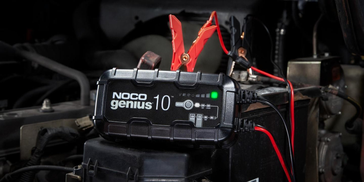 NOCO Genius 10-Amp Battery Charger, Maintainer, Tender & Battery