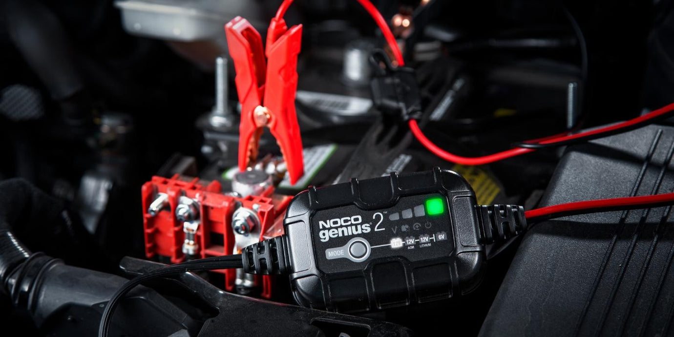 NOCO Genius 2-Amp Battery Charger, Maintainer, Tender & Battery