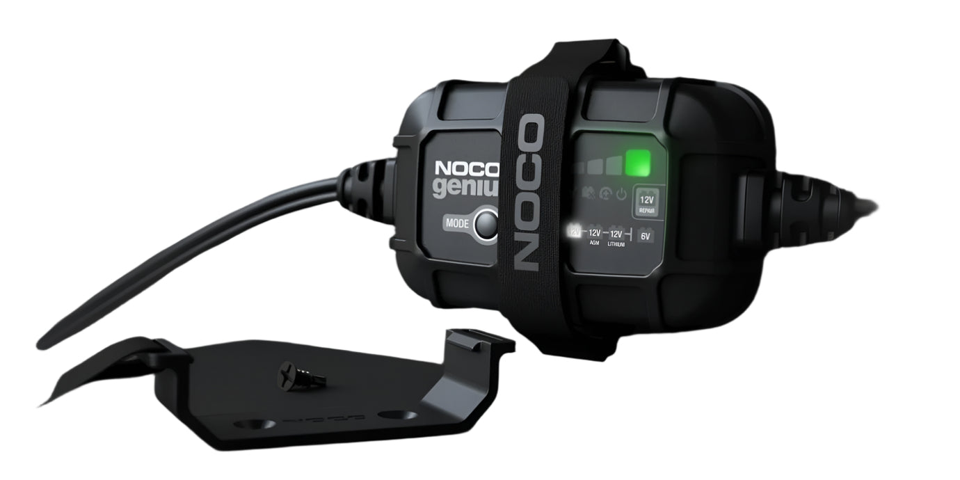 NOCO Genius 2-Amp Battery Charger, Maintainer, Tender & Battery