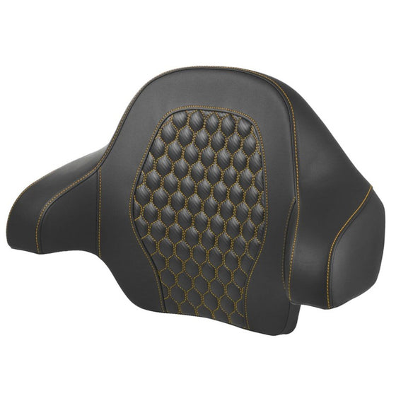 Saddlemen King Tour Pack Backrest (2014 to Present Harley King Tour Pack)-Choose Your color & Stitch Pattern