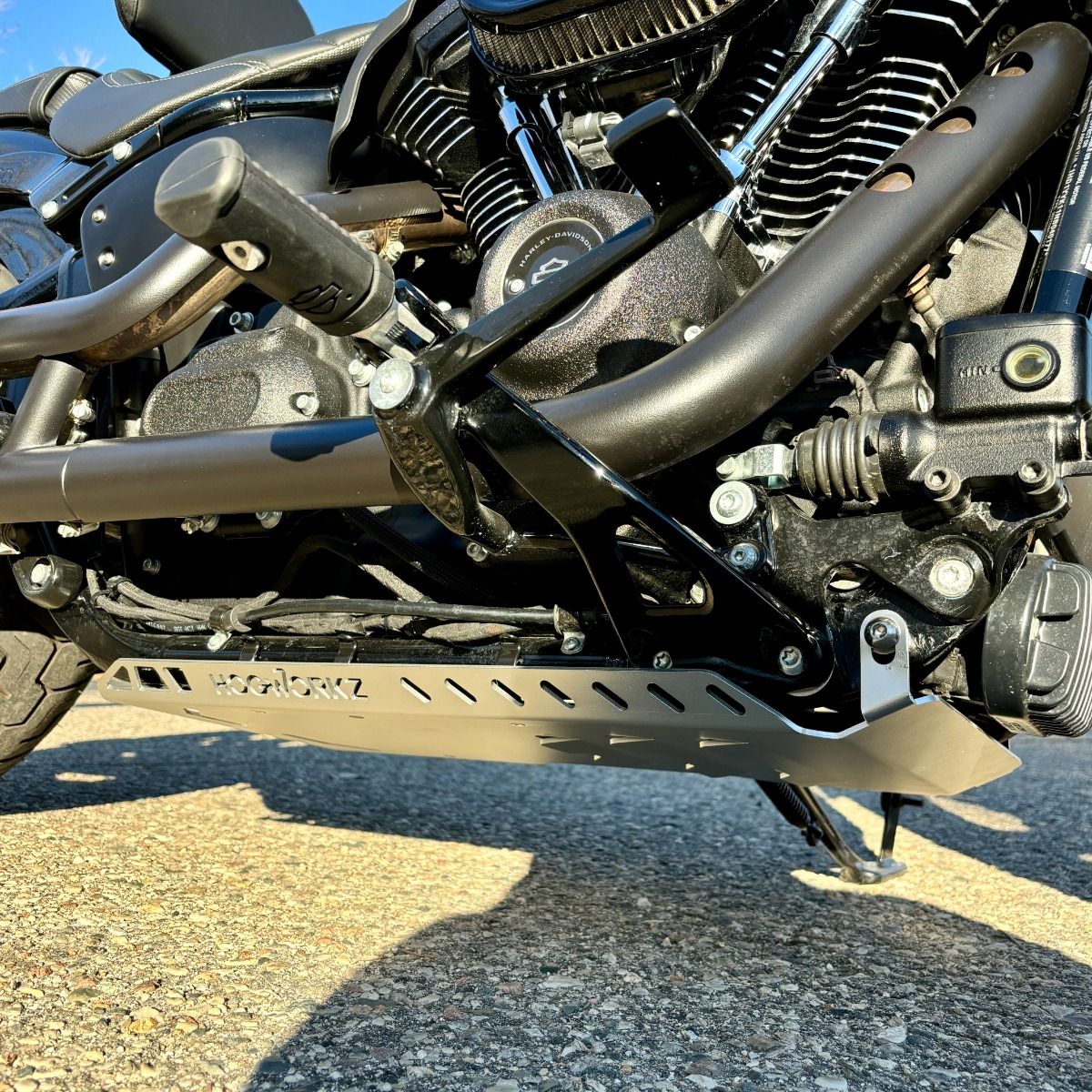 【HARLEY-DAVIDSON】プロテクター付 レーシングジャケットA2804 Hogworkz Skid Plate/Chassis Protector for Harley-Davidson (SELECT