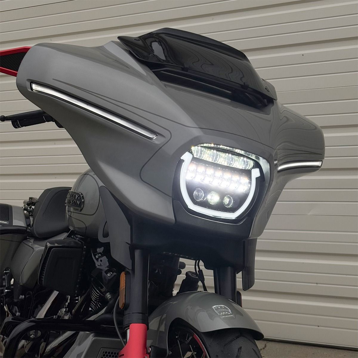 Hogworkz Black HALOMAKER™ LED Headlight for Harley® Street Glide