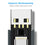 USB USB-A Male to USB C Female Adapter-USB 2.0