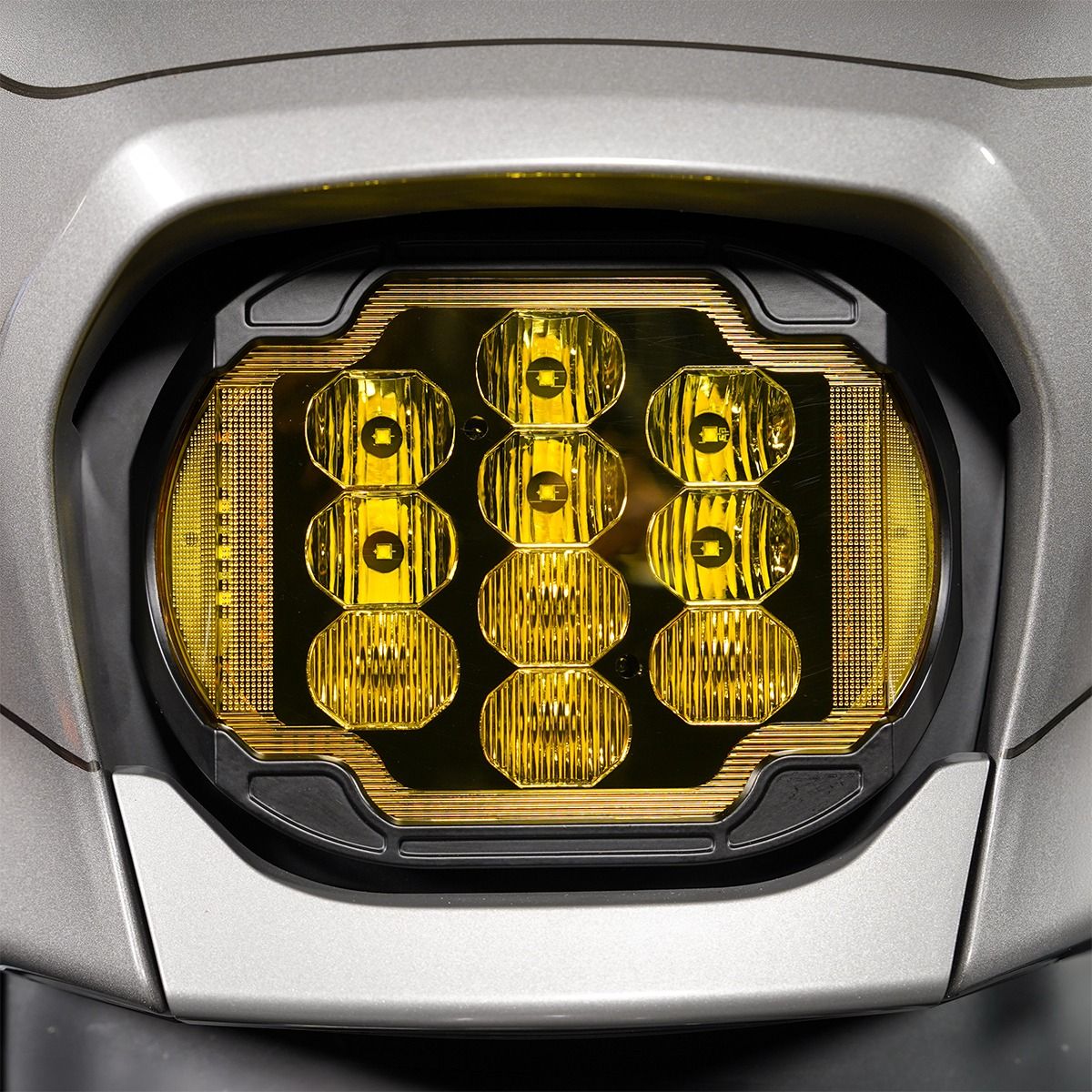 Hogworkz Goldtooth™ Performance LED Headlight for Harley® Street