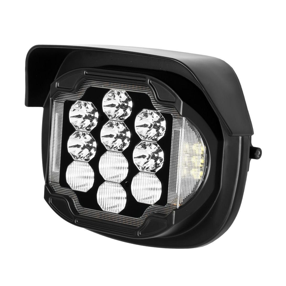 Hogworkz Silvertooth™ Performance LED Headlight for Harley® Street