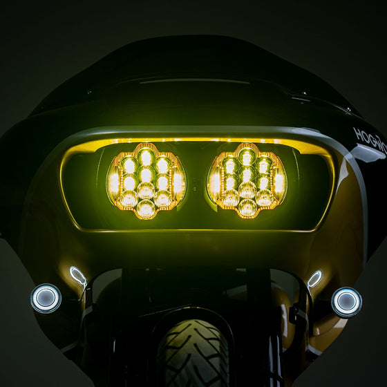 Hogworkz Goldtooth™ Performance LED Headlight for Harley ROAD
