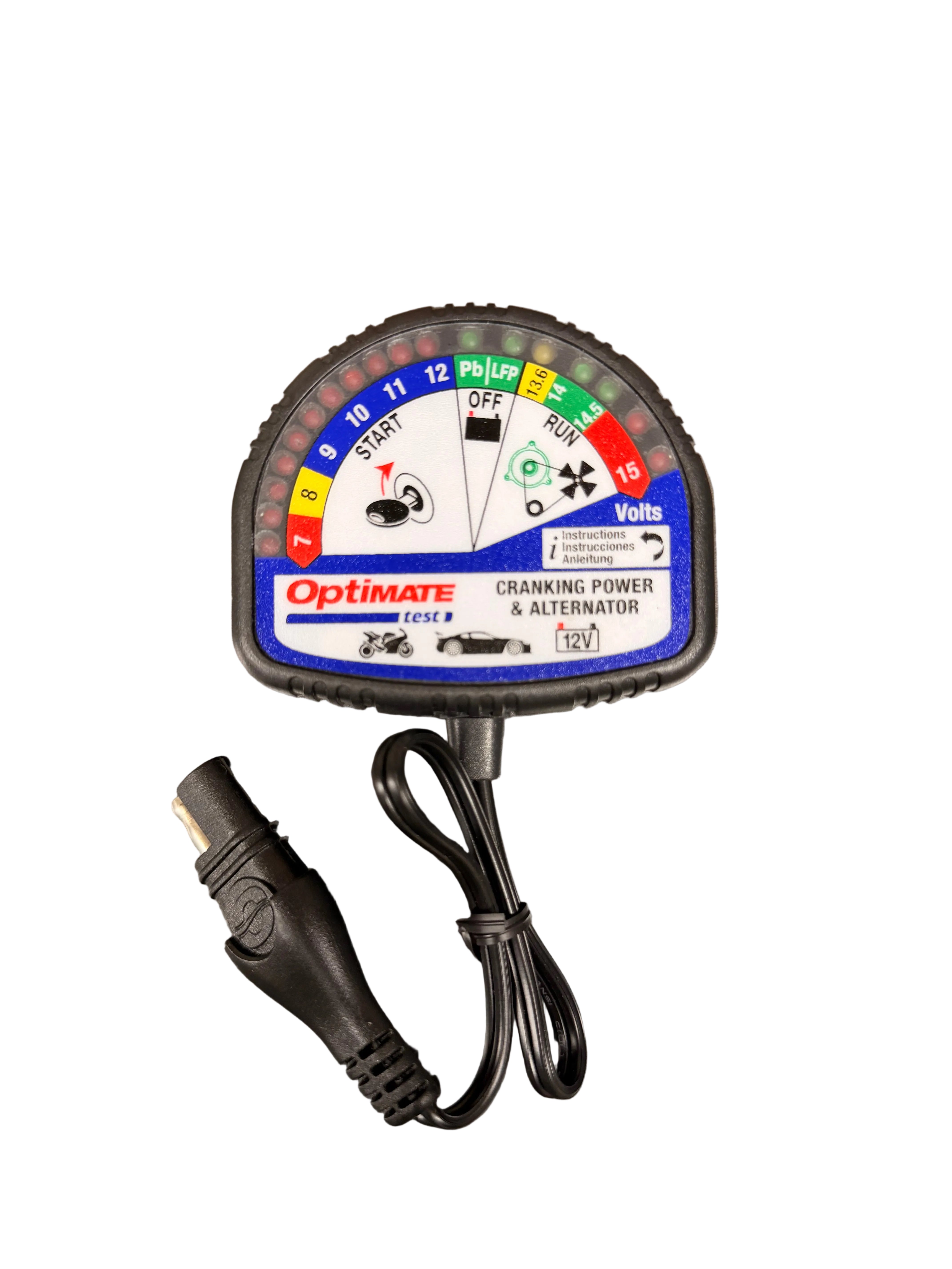Tecmate OptiMate Battery & Charging System/Alternator Tester