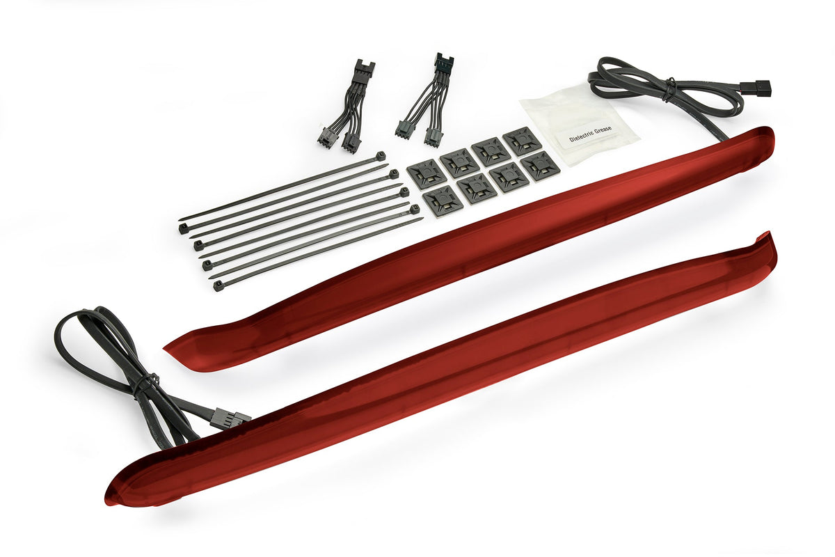 Ciro Machete Indian saddlebag lights with red lens 46255
