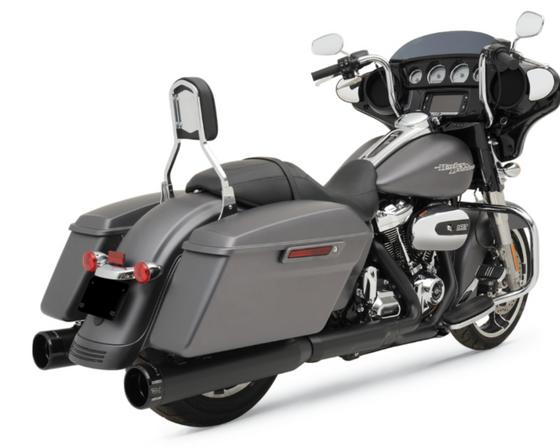 Khrome Werkz 4.5" HP Plus Mufflers with Klassic Billet Tip for 2017 and Up Harley-Davidson Touring