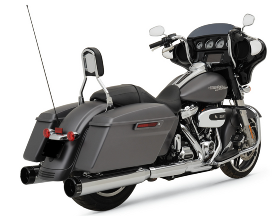 Khrome Werkz 4.5" HP Plus Mufflers with Klassic Billet Tip for 2017 and Up Harley-Davidson Touring