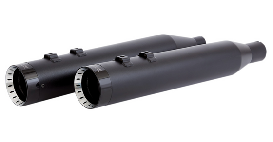 Khrome Werkz 4.5" HP Plus Mufflers with Turbine Tip for 2017 and Up Harley-Davidson Touring
