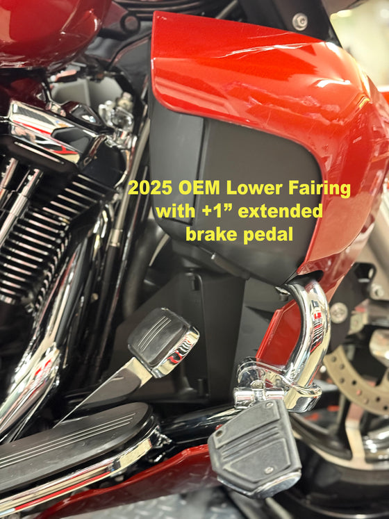 SoftBrake Extended Brake Pedal For Harley Touring (FLH Models) 2014 and up
