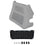 Hogworkz Color Matched Oil Cooler Cover for Harley Touring 23.5-Present
