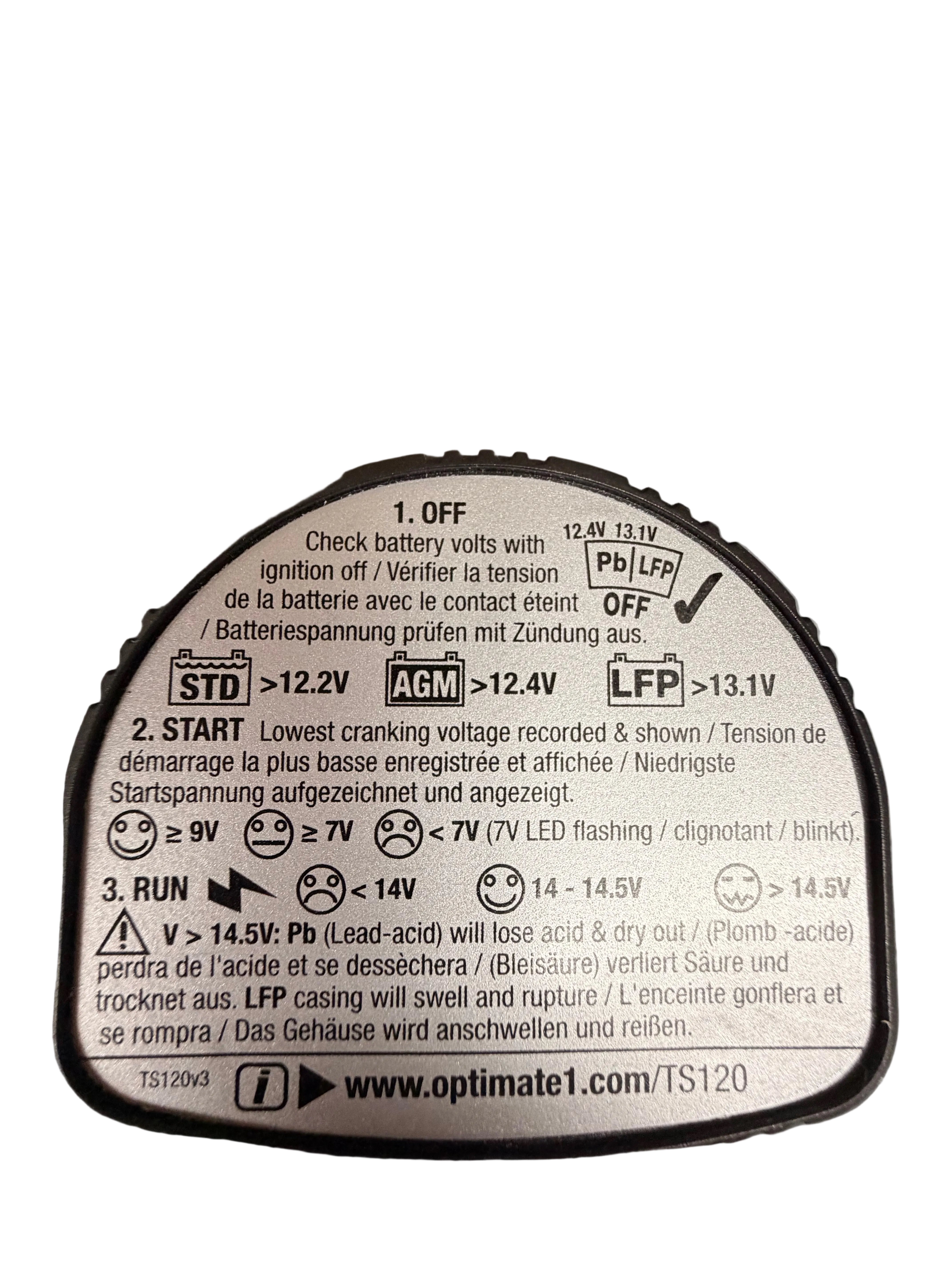 Tecmate OptiMate Battery & Charging System/Alternator Tester
