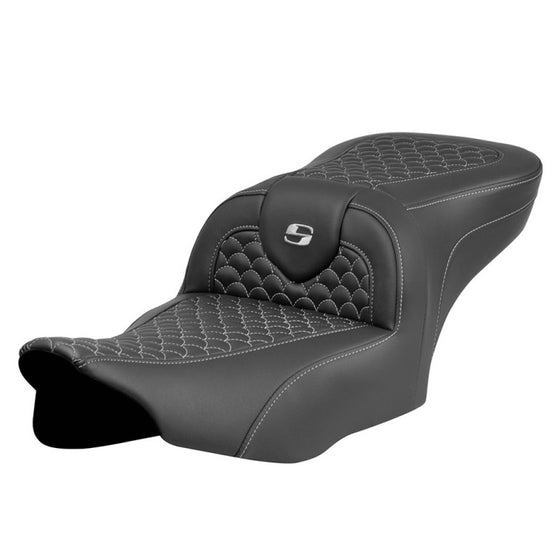 Saddlemen Roadsofa Dragon Scale Stitch-DS (2023 CVO Street Glide & Road Glide & 24 To Present Street Glide & Road Glide (Heated & Non Heated Options)