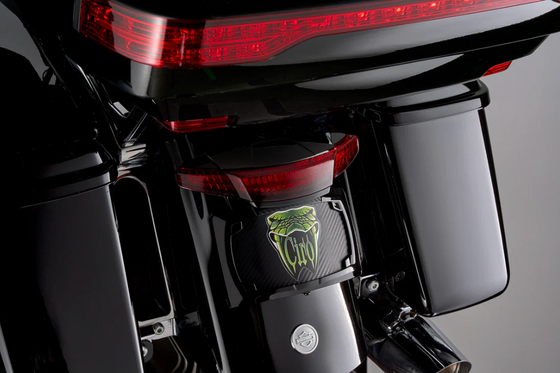 Ciro Latitude Tail Light & License Plate Holder with Lightstrike Lighting for Ultra Models
