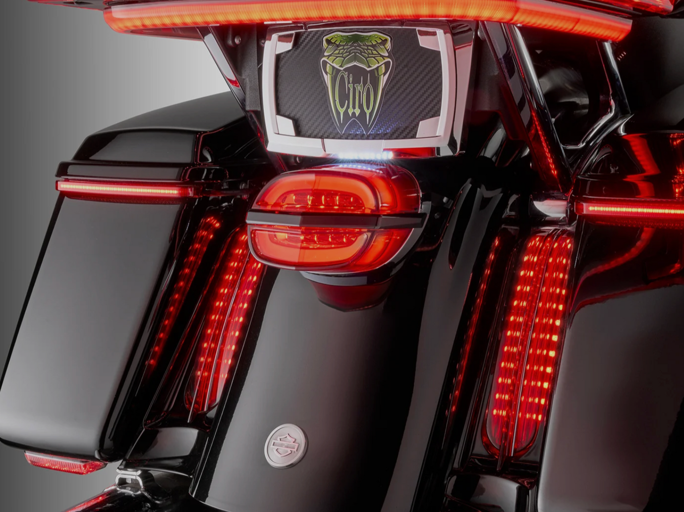 Ciro Armor Tail Light with Lightstrike – Law Abiding Biker