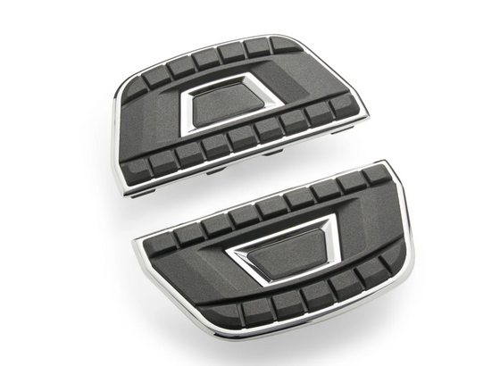 Ciro Chicane Passenger Floorboard Inserts (Chrome or Black)