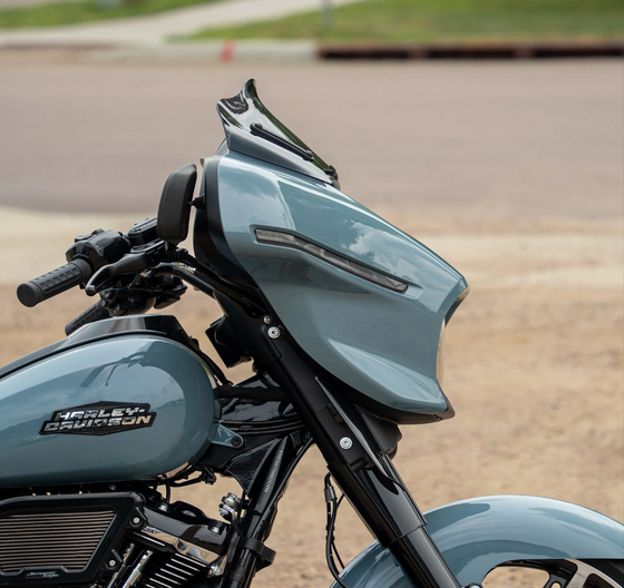 Klock Werks Flare™ Windshield for Harley-Davidson 2023.5 and Newer FLH (New Style Fairing)