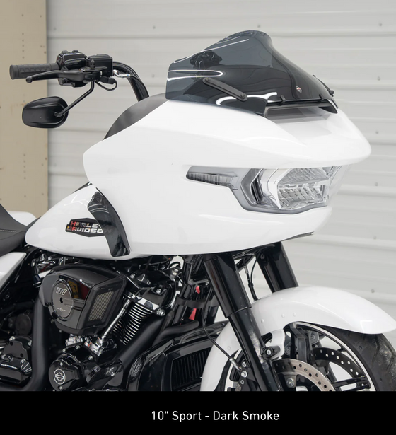 Klock Werks Flare™ Windshield for Harley-Davidson 2023.5 and Newer FLTR (New Style Fairing)