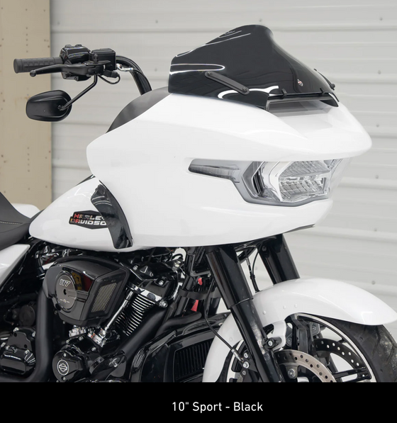 Klock Werks Flare™ Windshield for Harley-Davidson 2023.5 and Newer FLTR (New Style Fairing)